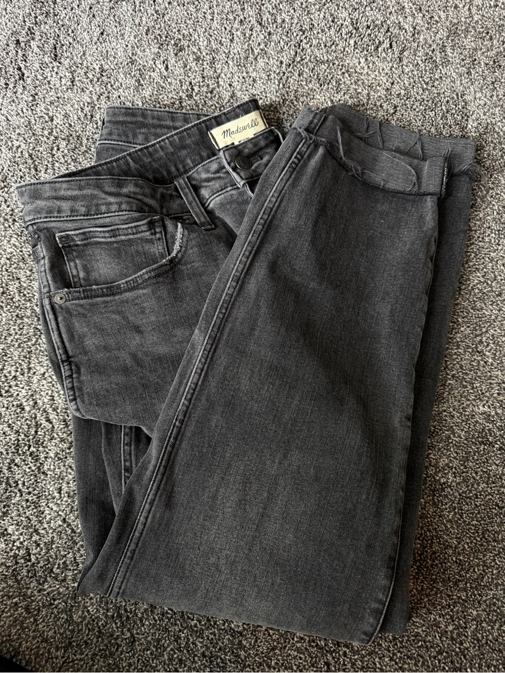 Madewell Women's mid-rise stovepipe jeans